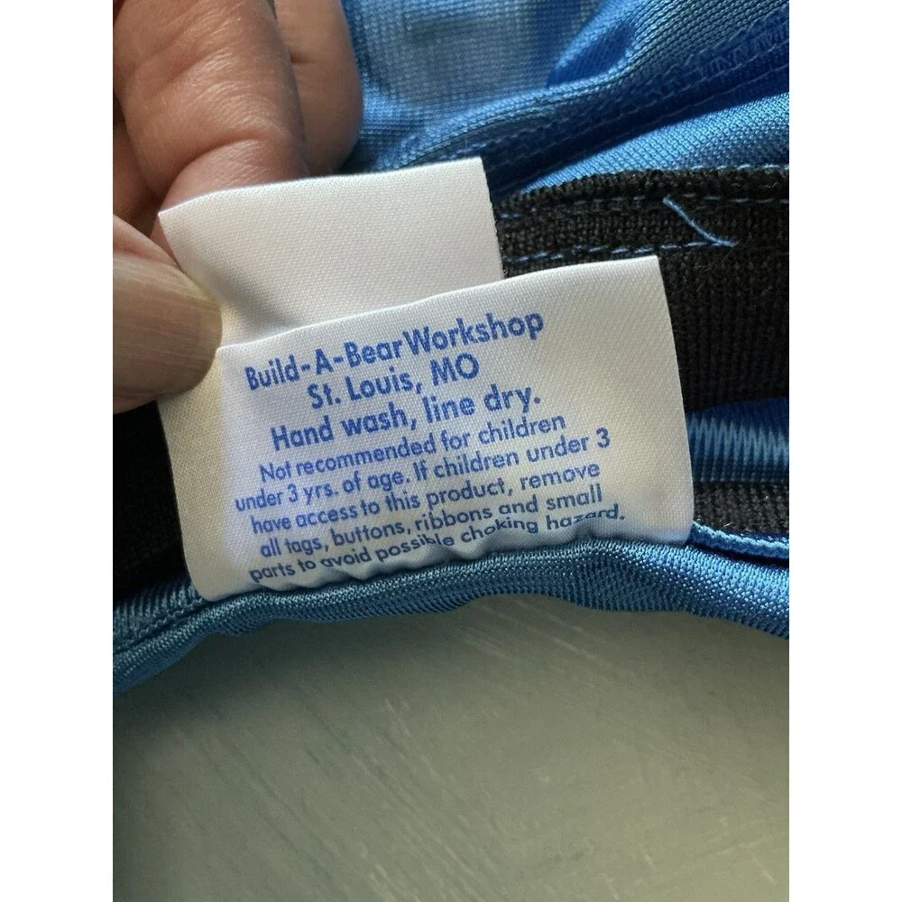 NFL Detroit LIONS Build a Bear Vintage Football Uniform Old LOGO Rare